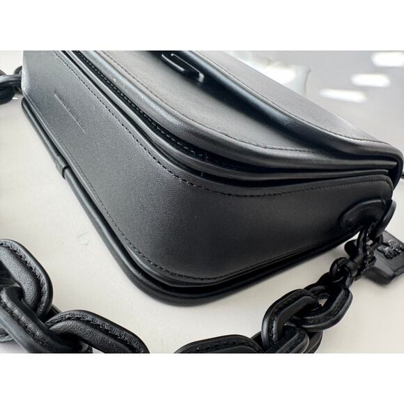 Coach Rogue Top Handle Bag Matte Blackout - Picture 4 of 10